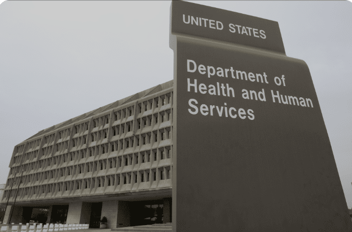 The United States Department of Health and Human Services building